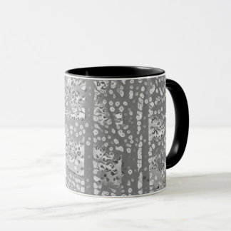 Pointillist träd mugg