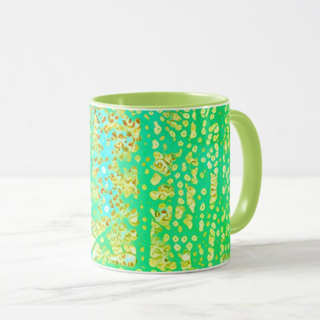 Pointillist träd mugg (Framsida höger)