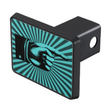 Pointing Finger Sunburst - Teal