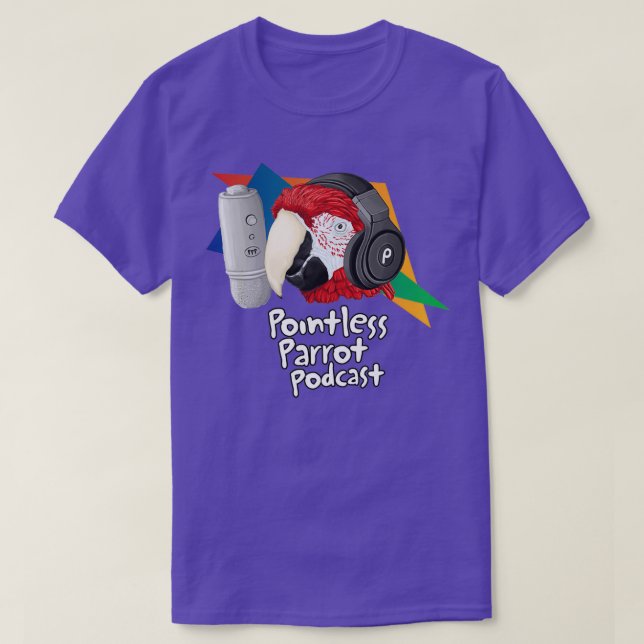 Pointless Podcast T Shirt (Design framsida)