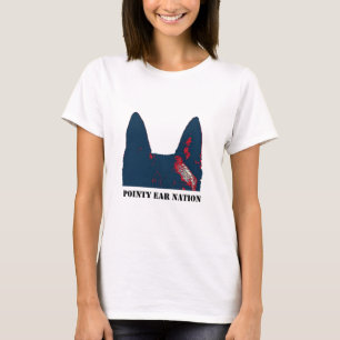 Pointy gå i ax nationen t shirt