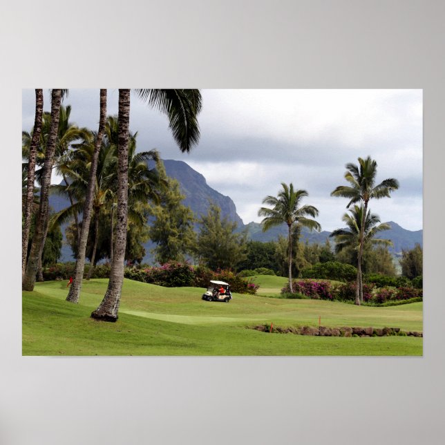 Poipu Bay Golf Course, Kauai, Hawaii Poster (Framsidan)