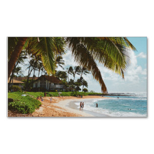 Poipu Beach - Kauai-Hawaii Magnetiska Visitkort