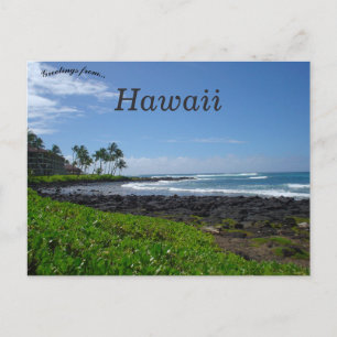 Poipu Beach Kauai Hawaii Vykort