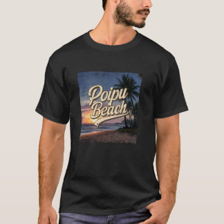 Poipu Beach solnedgång T Shirt