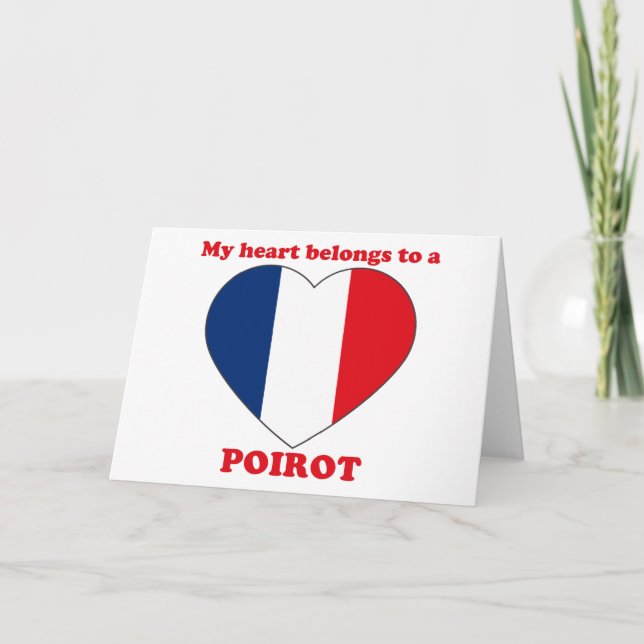 Poirot Helgkort (Framsida)