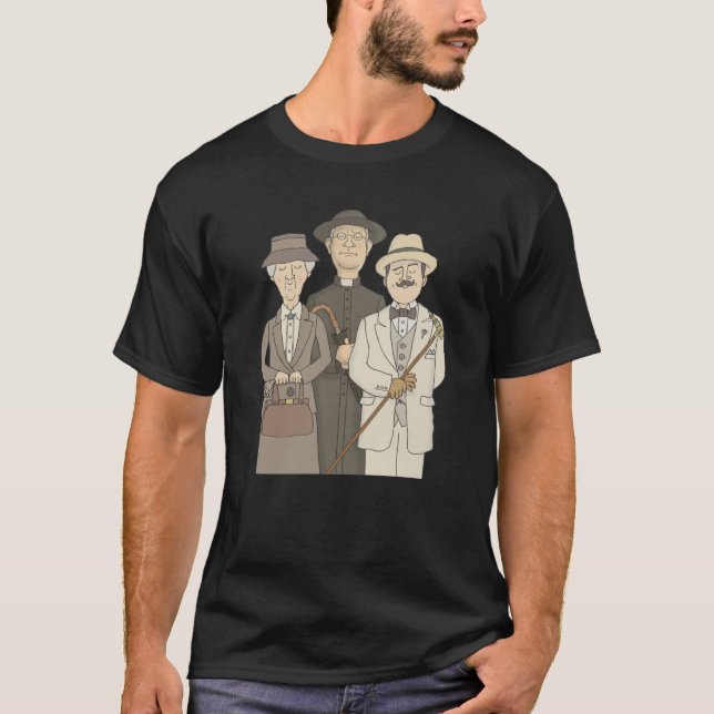 Poirot Marple och Far Brown200 T Shirt (Framsida)