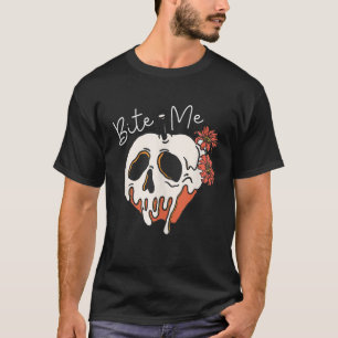 Poison Bita mig Wicked Apple Fall Halloween Tee Ta