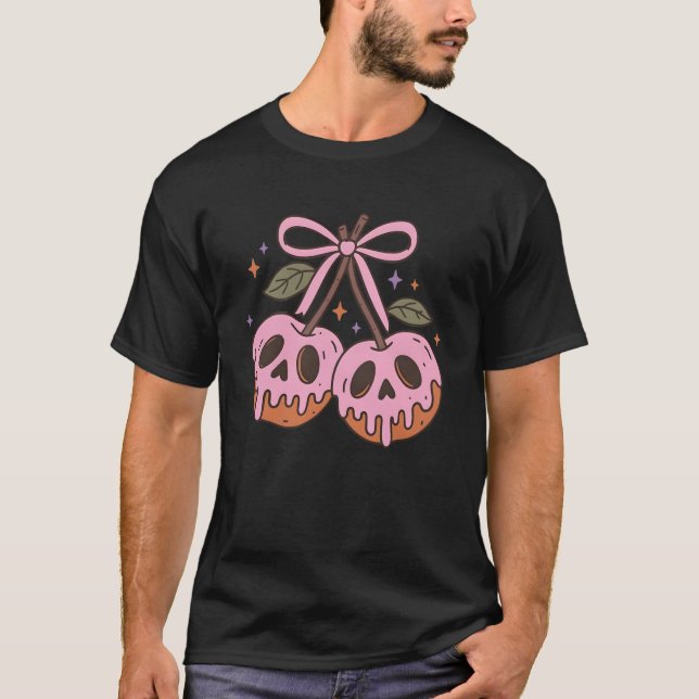 Poison Caramel Cherries Den fina julen Julafton Kv T Shirt (Framsida)