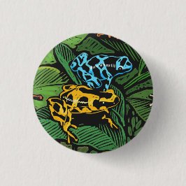 Poison Dart Frog Button Knapp