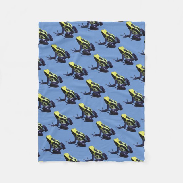 Poison Dart Frog Fleece Blanket (Framsidan)