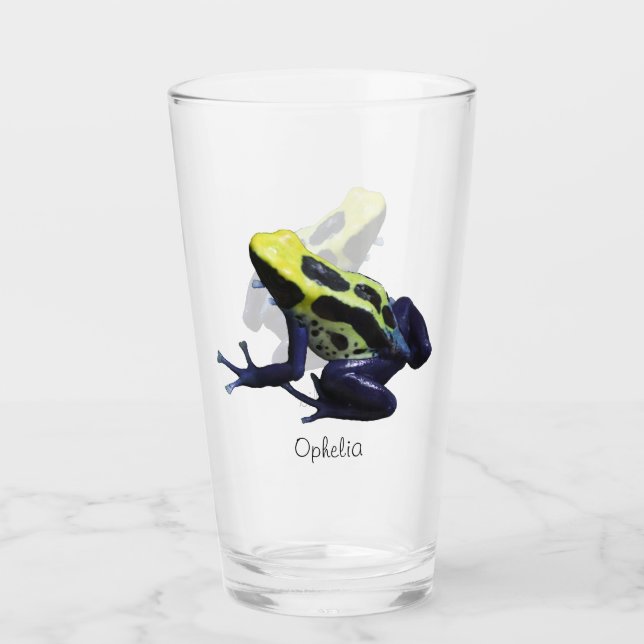 Poison Dart Frog Glass Glaskopp (Framsida)