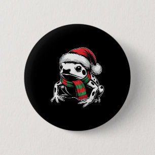 Poison Dart Frog Julafton Santa Hat Scarf jul Co Knapp