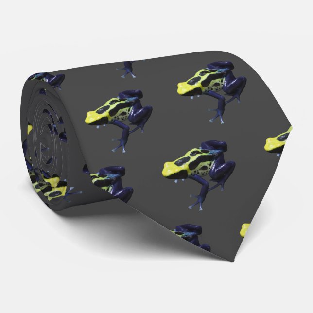 Poison Dart Frog Neck Tie Slips (Rullad)