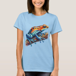 Poison Dart Frog Orange och Blue T Shirt
