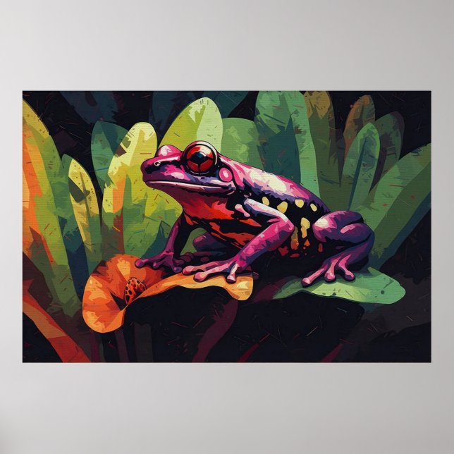 Poison Dart Frog Poster (Framsidan)