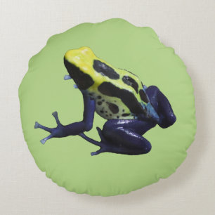 Poison Dart Frog Rund Kudde