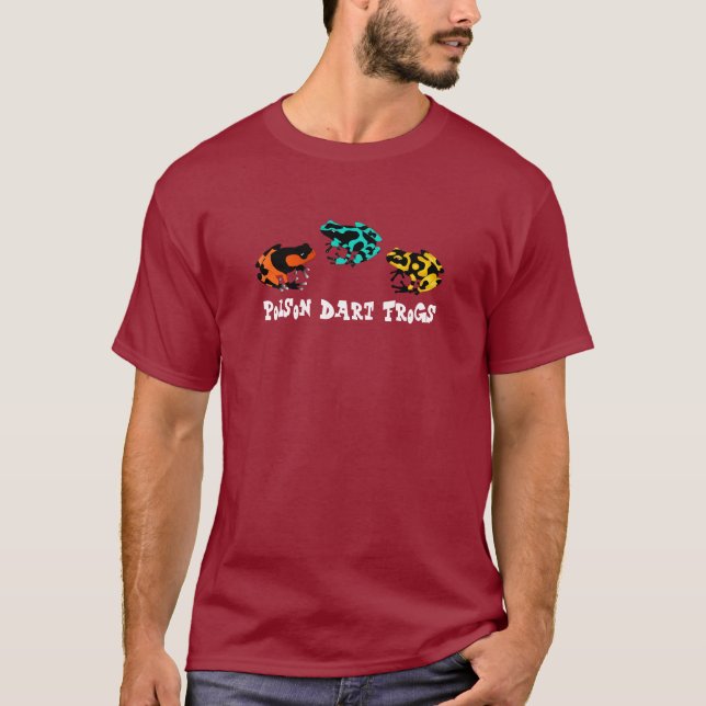 Poison Dart Frogs T Shirt (Framsida)