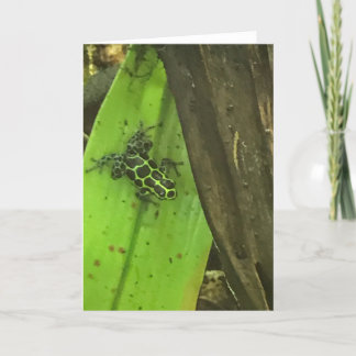 Poison Grönt Frog Helgkort