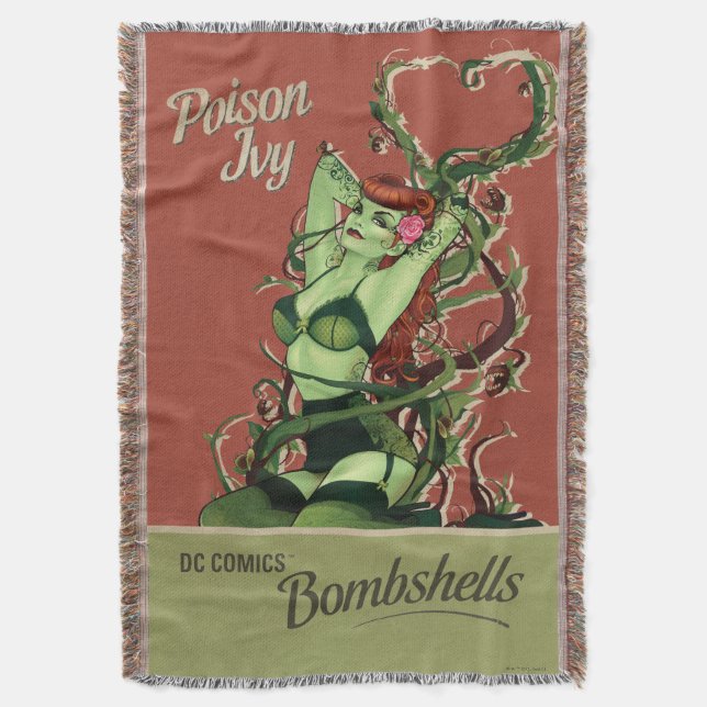 Poison Ivy Bombshell Filt (Framsidan Vertikal)