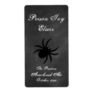 Poison Ivy Elixir Beer-etikett Fraktsedel