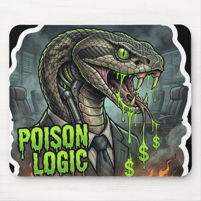 Poison Logic – Lies Profit Snake Politician Musmatta (Framsidan)