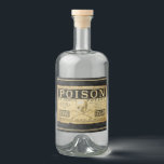 Poison Skull Gothic Apothecary Halloween Spritflaskor Etikett<br><div class="desc">Den här vätskeetiketten har en skalle och ben från kor i en vintage som är en apotekssymbol med ord-giftet skrivet ovanpå för att varna dig för att det är giftigt innehåll. Dessa noveltyer skulle vara underbara för ett halloween fest eller ett bröllop i oktober.</div>