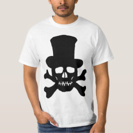 Poison Skull och Crossbone med Top hat T-shirt