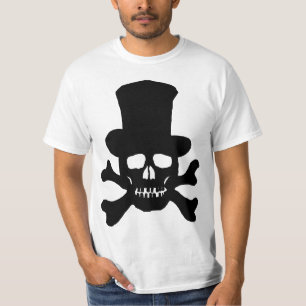 Poison Skull och Crossbone med Top hat T-shirt