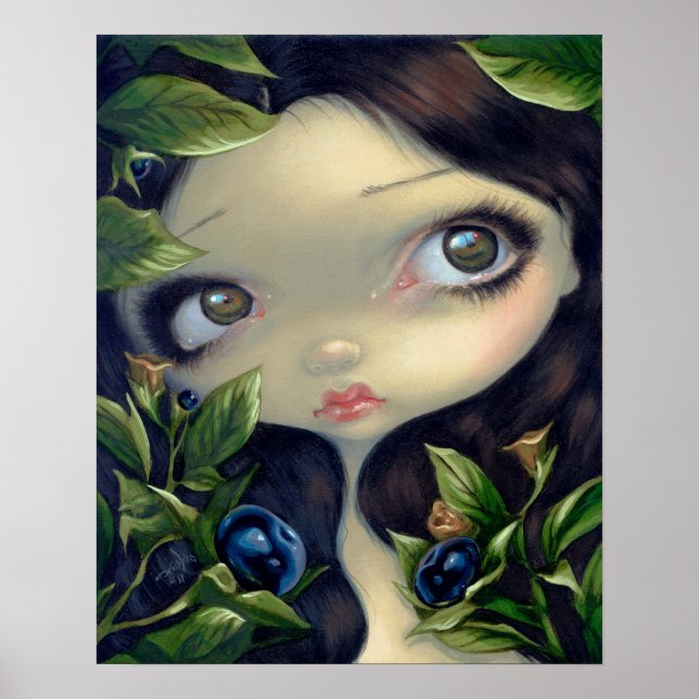 Poisonous Beauties 1: Belladonna ART PRINT fairy Poster (Framsidan)