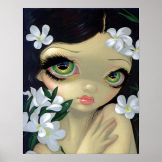 Poisonous Beauties 2: White Oleander ART PRINT Poster