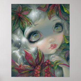 Poisonous Beauties 8: Castor Bean Fairy Art PRINT Poster