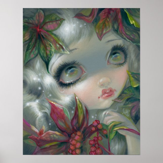 Poisonous Beauties 8: Castor Bean Fairy Art PRINT Poster (Framsidan)