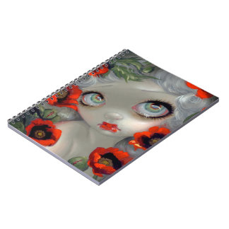 "Poisonous Beauties III: Opium Poppy" - bärbar dat Anteckningsbok