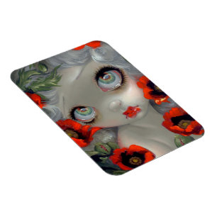 "Poisonous Beauties III: Opium Poppy" Flex Magnet