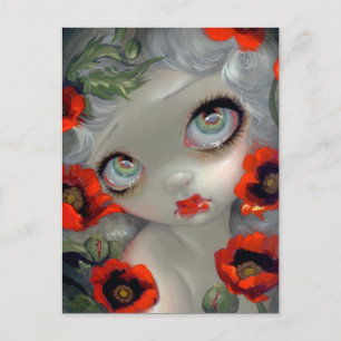 "Poisonous Beauties III: Opium Poppy" vykort