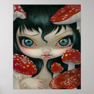 Poisonous Beauties VI: Fly Agaric Mushroom PRINT Poster