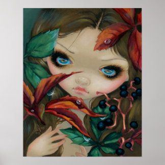 Poisonous Beauties X: Virginia Creeper ART PRINT Poster
