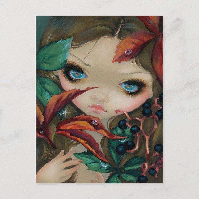 "Poisonous Beauties X: Virginia Creeper’ Postcard Vykort (Framsida)