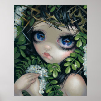 Poisonous Beauties XII: Black Locust Fairy PRINT Poster