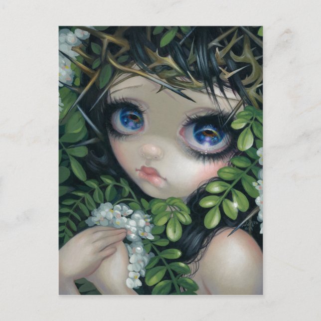 "Poisonous Beauties XII: Svart plats-vykort Vykort (Framsida)