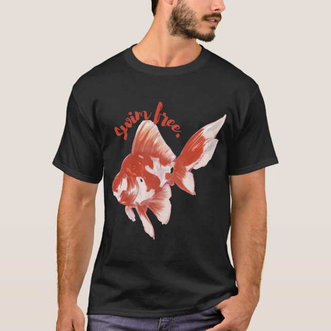 Poisson Rouge â€“ Skönhet i Enkelhet T Shirt (Framsida)