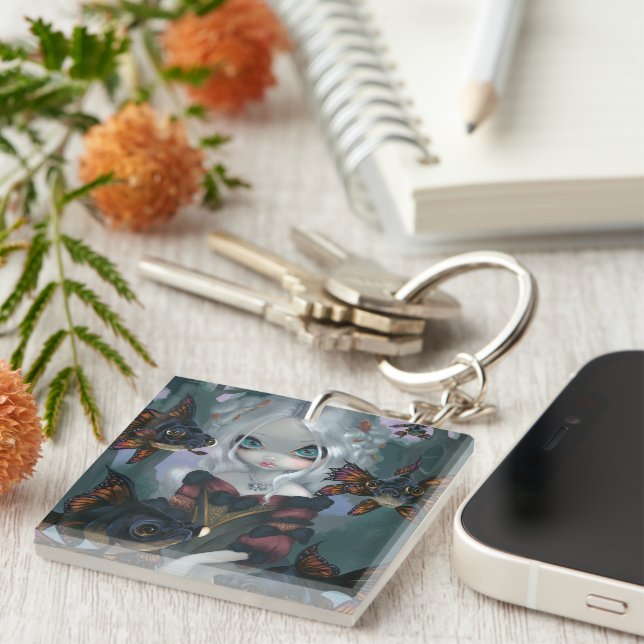 "Poissons Les Yeux Globuleux" Keychain (Högra Framsidan)