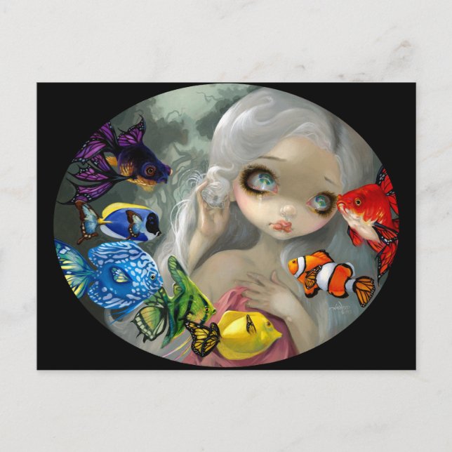 "Poissons Volants: Arc-en-Ciel’-vykort Vykort (Framsida)