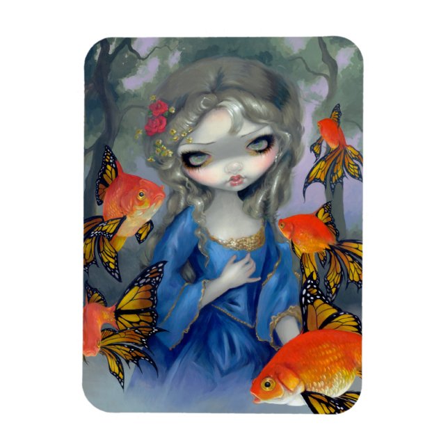 Poissons Volants: Les Poissons Rouges Flex Magnet (Vertikal)