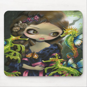 "Poissons Volants: L'Hippocampe" Mousepad Musmatta