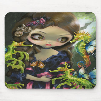 "Poissons Volants: L'Hippocampe" Mousepad Musmatta