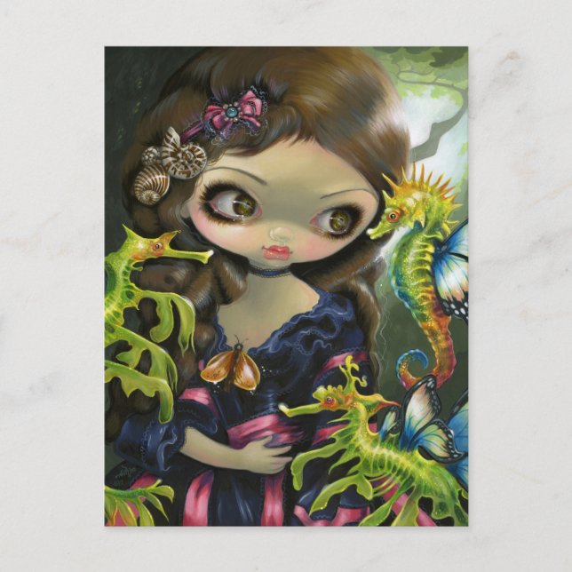 "Poissons Volants: L'Hippocampe’ vykort (Framsida)