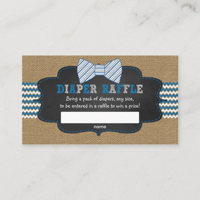 Pojbabydusch, blare raffle biljett tilläggskort (Framsida)