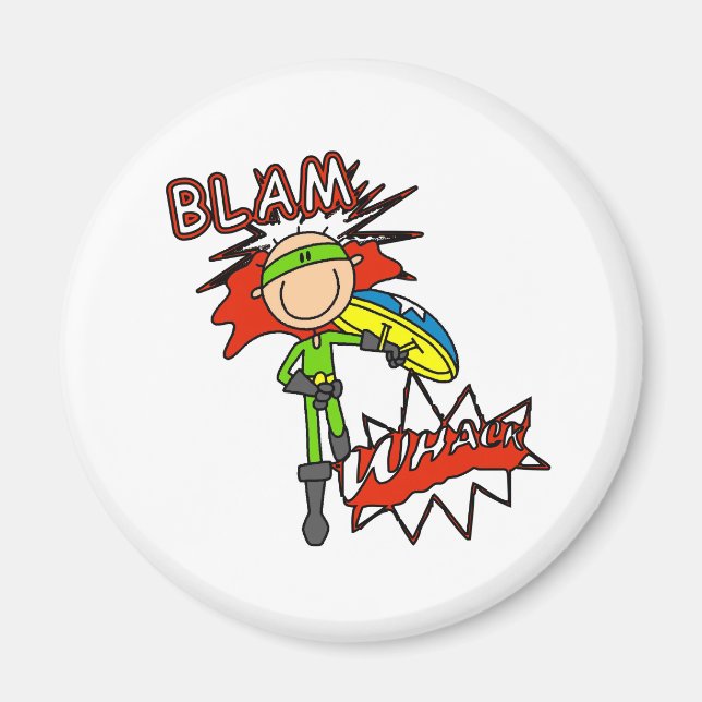 Pojhelt med sköld magnet (Framsidan)
